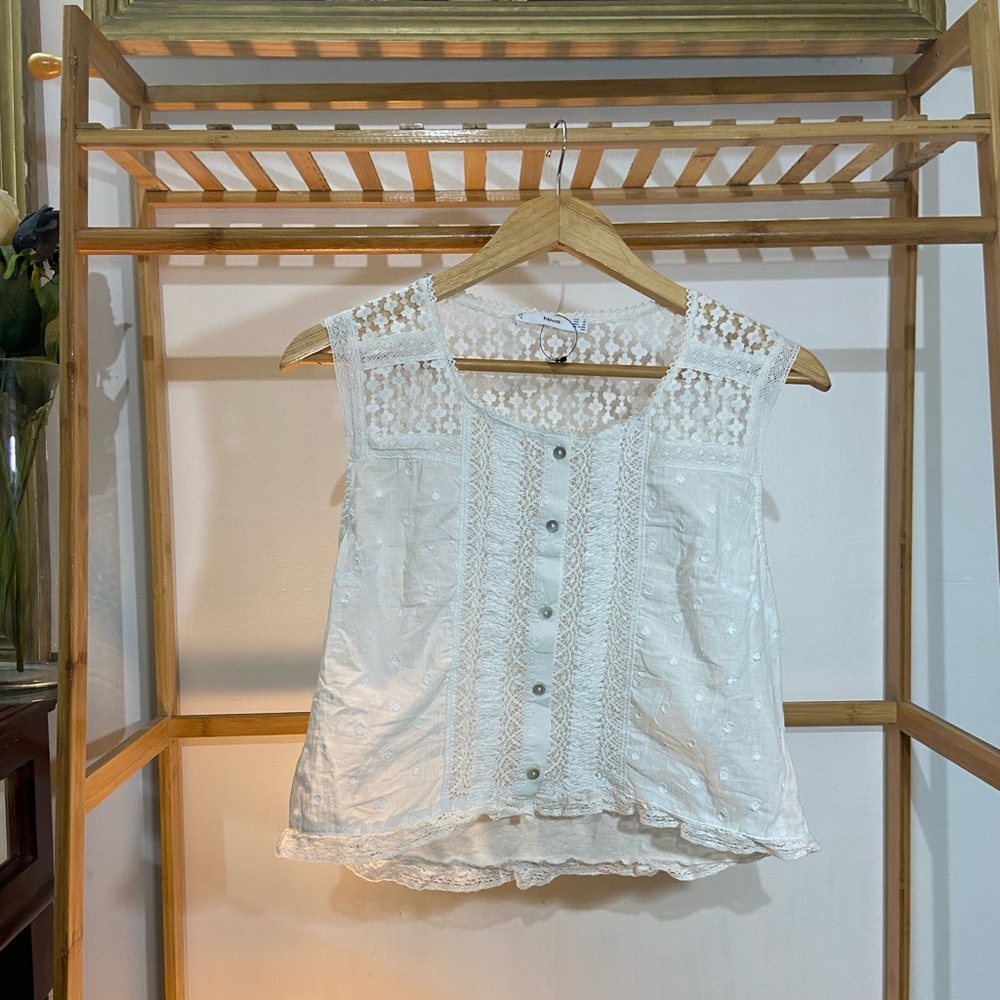 💜Mango  Cotton Tops. Size- EUR S USA XS - Picture 6 of 7